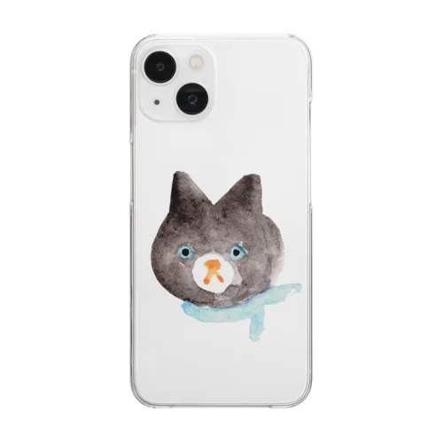 バンダナ Clear Smartphone Case