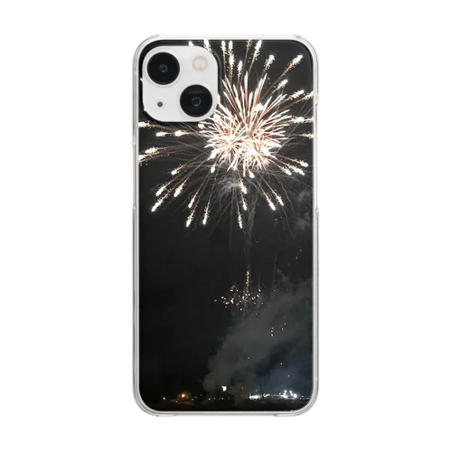 202208171947011　黄色の華 Clear Smartphone Case