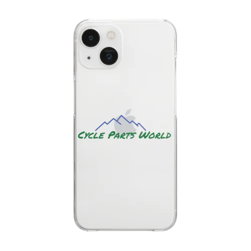 cycle parts world コラボ Clear Smartphone Case