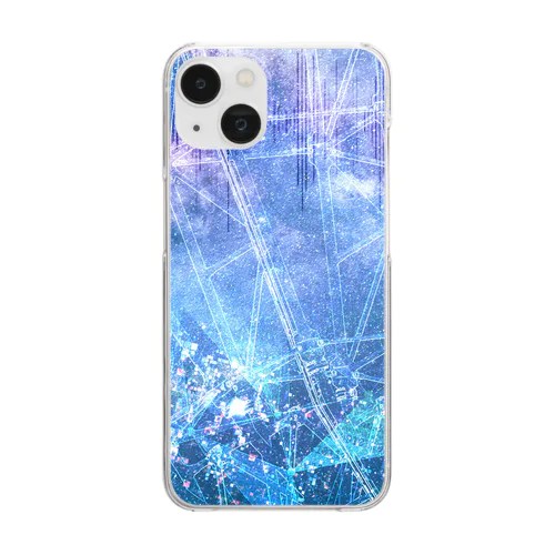 cosmic polaroid_001 Clear Smartphone Case