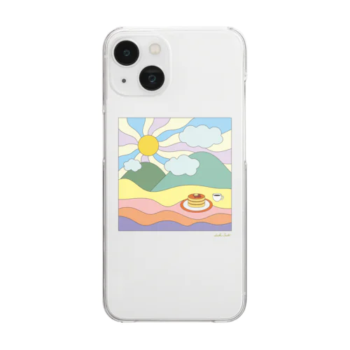 hot cake magic day Clear Smartphone Case