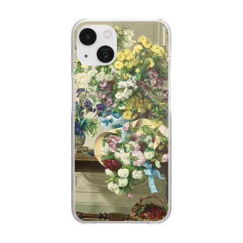 Jenny Villebesseyx 《花のある静物》 Clear Smartphone Case