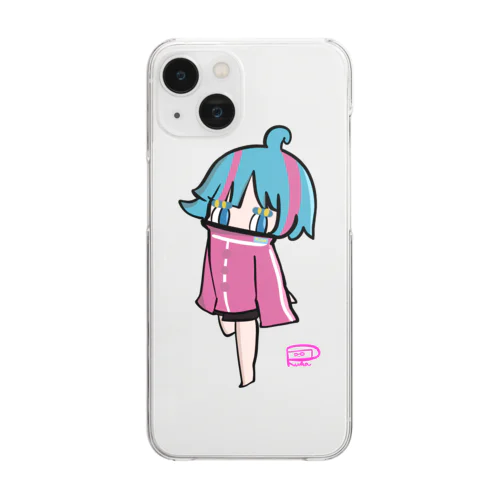 ミニアンネ(ピンク) Clear Smartphone Case