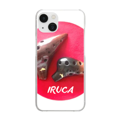 IRUCA Ocarina (ロゴ入) クリアスマホケース