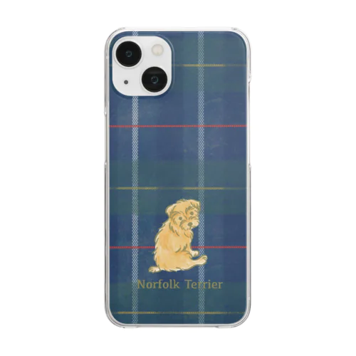 ふりむき犬（ナチュラル） Clear Smartphone Case