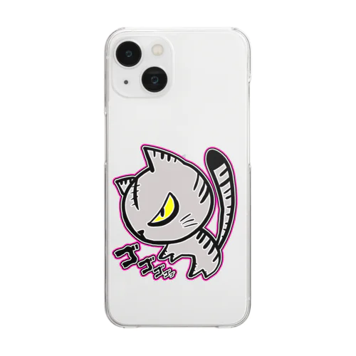 トラちゃん Clear Smartphone Case