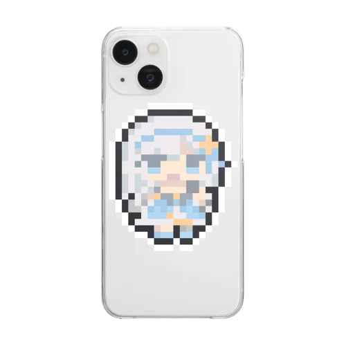 いわえびさんドット絵バージョン Clear Smartphone Case