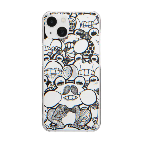かえるのがっしょー Clear Smartphone Case