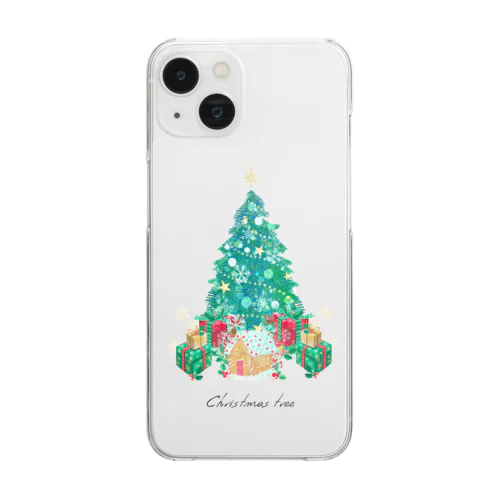 クリスマス18 Clear Smartphone Case