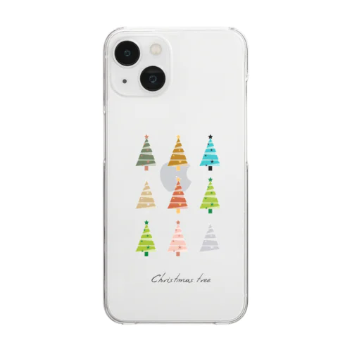 クリスマス7 クリア Clear Smartphone Case