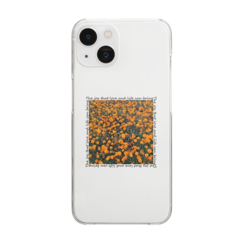 Happy Cosmos Clear Smartphone Case
