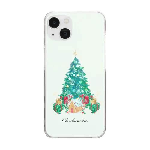 クリスマス18 Clear Smartphone Case