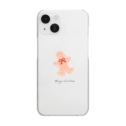 クリスマス35 Clear Smartphone Case