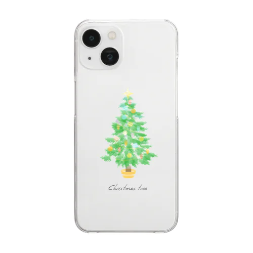 クリスマス26 Clear Smartphone Case