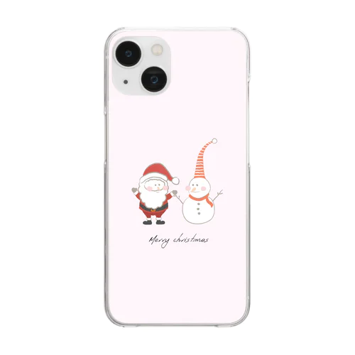 クリスマス20 Clear Smartphone Case