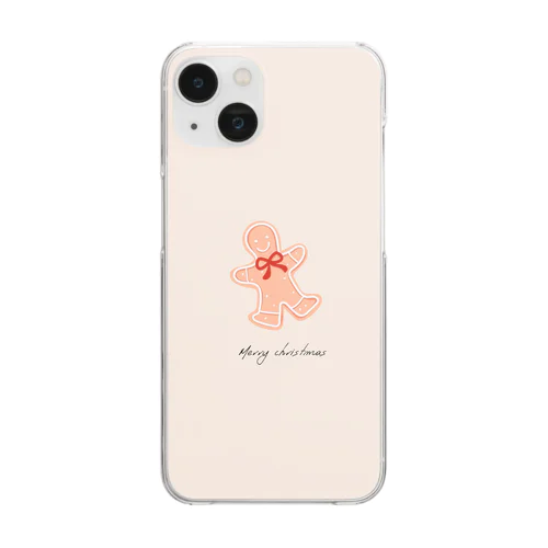 クリスマス35 Clear Smartphone Case