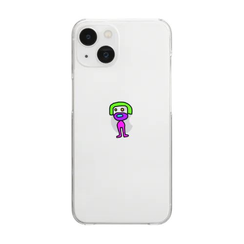 しんはっけん！ナスカの地上絵ちゃんカラー Clear Smartphone Case