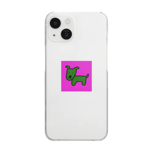 番犬 Clear Smartphone Case