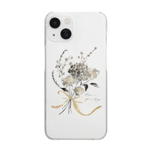 【ebisu】Have a nice day Clear Smartphone Case