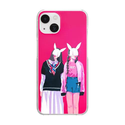 RED RABBIT3 Clear Smartphone Case