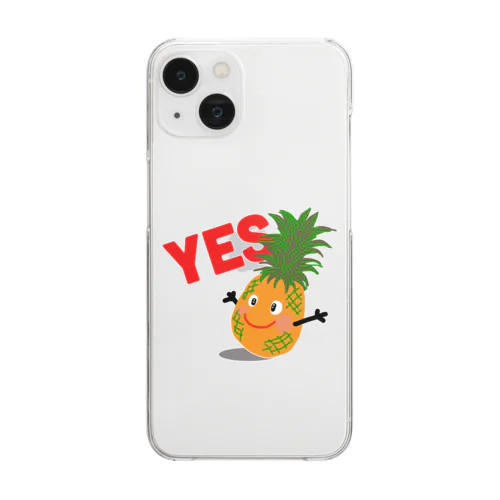 パイナップル　YES Clear Smartphone Case