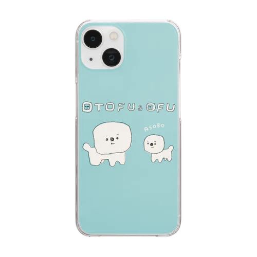 おとふとおふ(OTOFU&OFU) Clear Smartphone Case