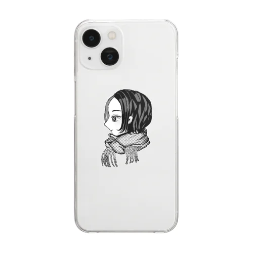 マフラー🧣 Clear Smartphone Case