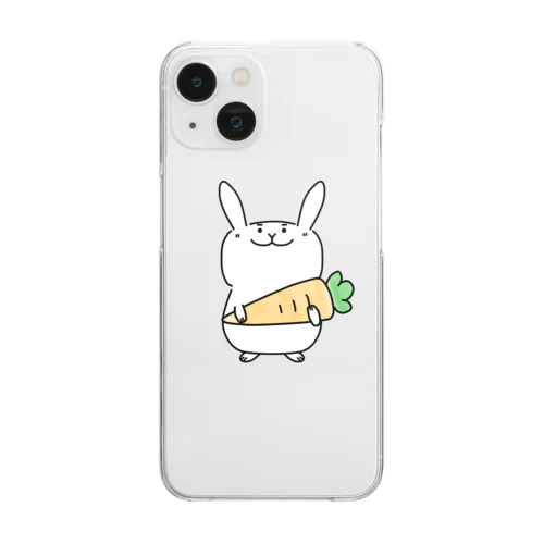 もぐ Clear Smartphone Case