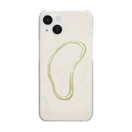 ふにゃふにゃ Clear Smartphone Case