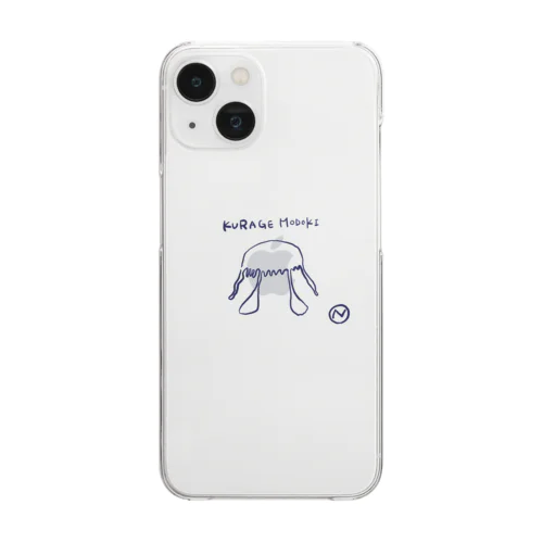 KURAGE MODOKIくん Clear Smartphone Case