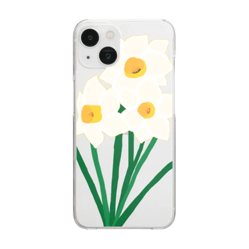 flower L Clear Smartphone Case