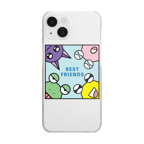 4人はベストフレンズ Clear Smartphone Case