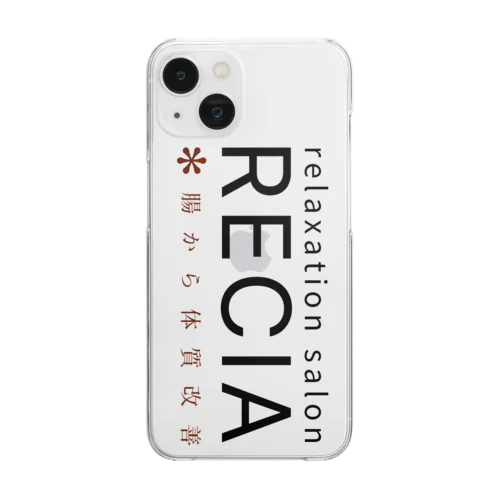 RECIArelaxationsalon公式グッズ Clear Smartphone Case