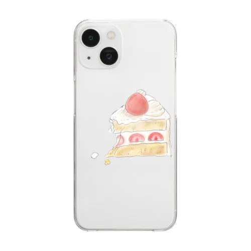 ふかんぜんケーキ Clear Smartphone Case