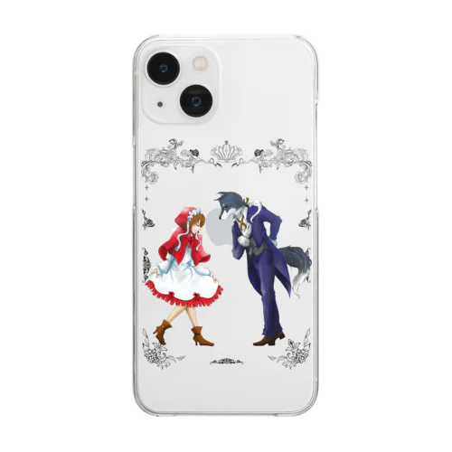 赤ずきんお嬢様と狼執事 Clear Smartphone Case