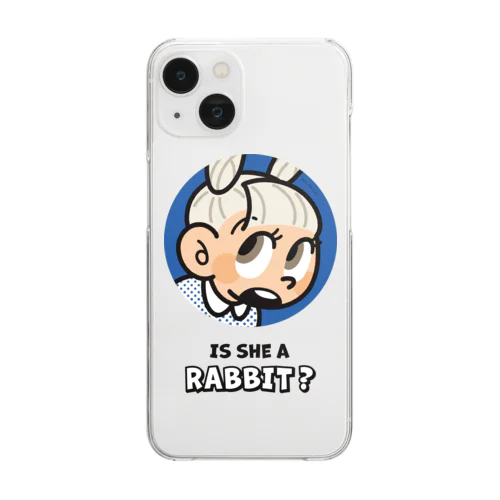 Rabbit Girl💙 Clear Smartphone Case