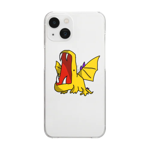 両生類ドラゴン Clear Smartphone Case