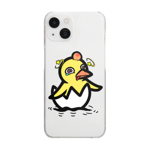 たんこぶひよこ Clear Smartphone Case