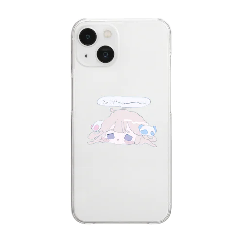 とけためもいちゃん Clear Smartphone Case