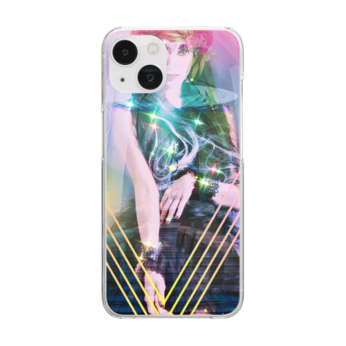 universalPrincess cakra energy remix Clear Smartphone Case