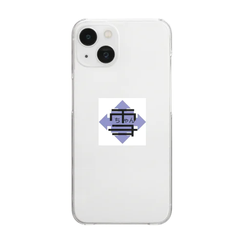 SHOP_雪ちゃん Clear Smartphone Case