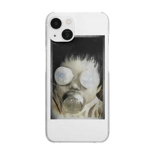 宇宙人襲来 Clear Smartphone Case