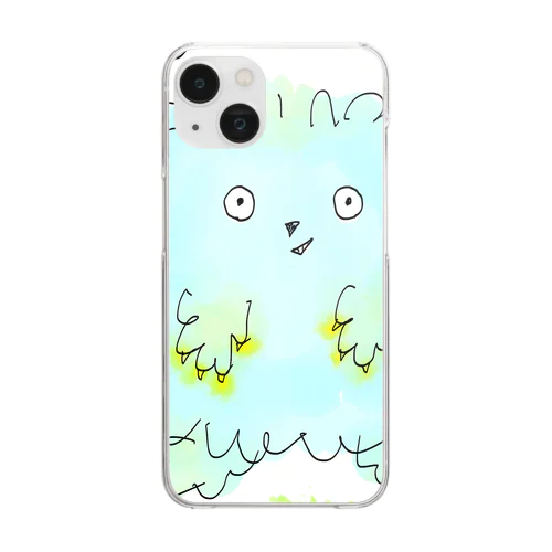 もここかいじゅう Clear Smartphone Case