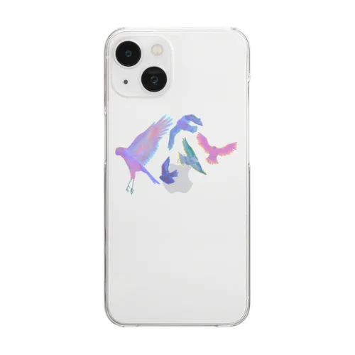 首ない鳥 Clear Smartphone Case