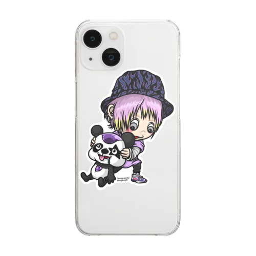 あーちゃんモデル Clear Smartphone Case