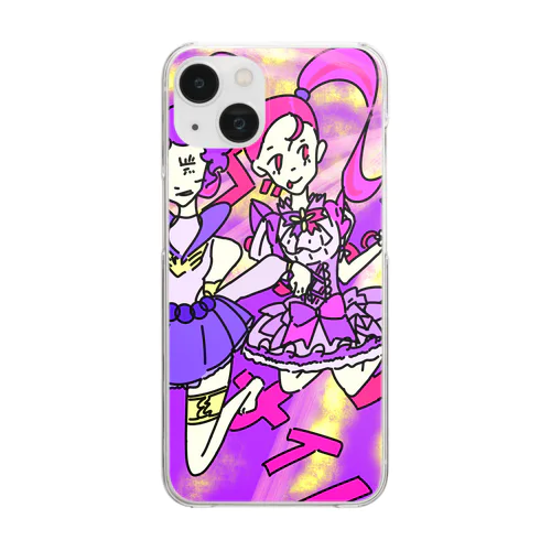 魔法女子BEBE子ちゃん Clear Smartphone Case