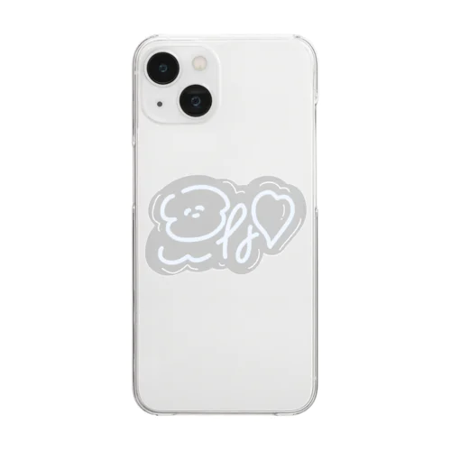 わんわん 2 Clear Smartphone Case