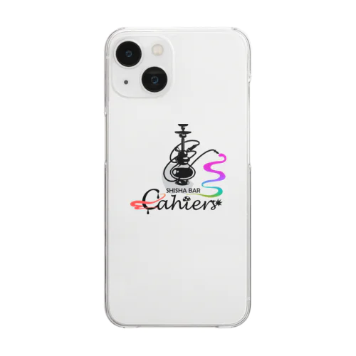 シーシャバー「カイエ」ロゴ（黒Ver.） Clear Smartphone Case