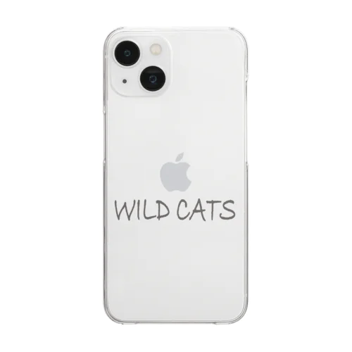 WILD CATSグッズ　3 クリアスマホケース