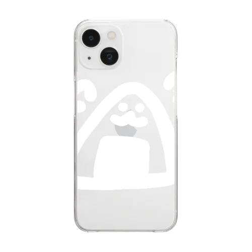 はむむすび（しろのり） Clear Smartphone Case